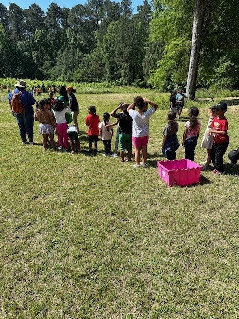 Kids at field day