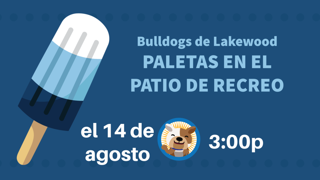paletas en el patio de recreo