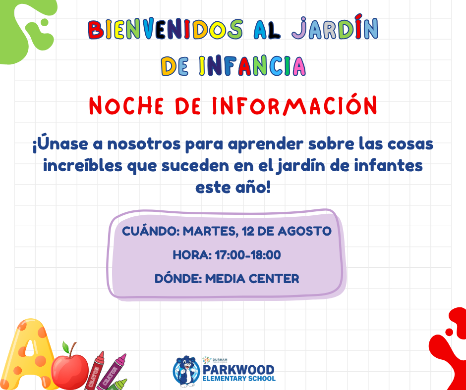 Kindergarten Information Night - Spanish 