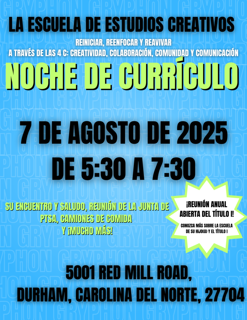 Curriculum Niight Spanish