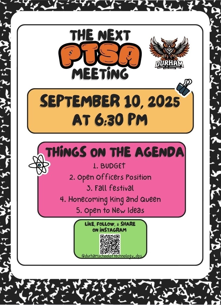PTSA Meeting - September 10 at 6:30 PM
