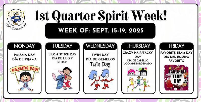 Spirit Week Quarter 2