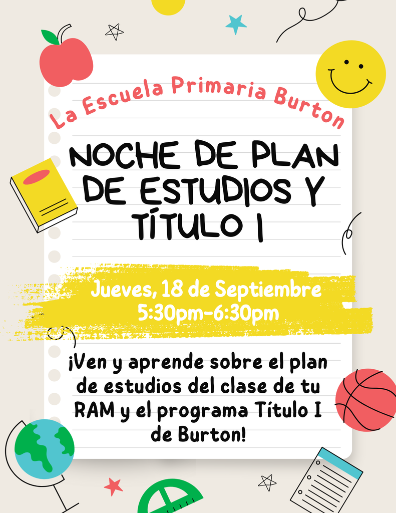 Noche de Plan de Estudios