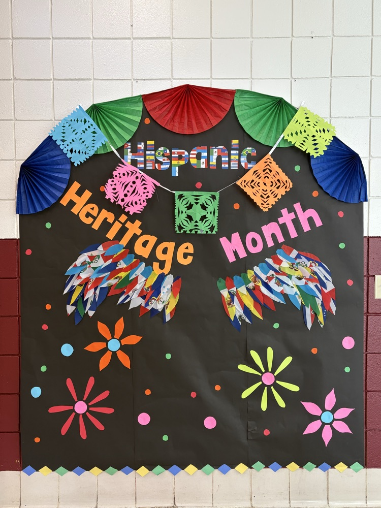 Hispanic Heritage Month Mural. 