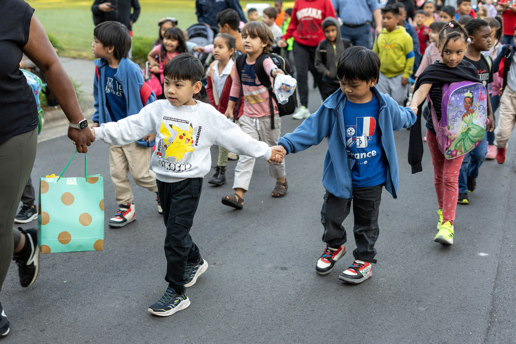 Children walking
