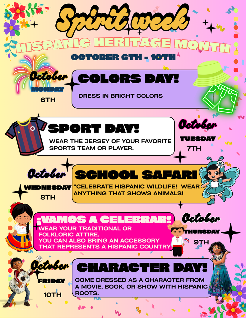 Spirit week - Hispanic Heritage
