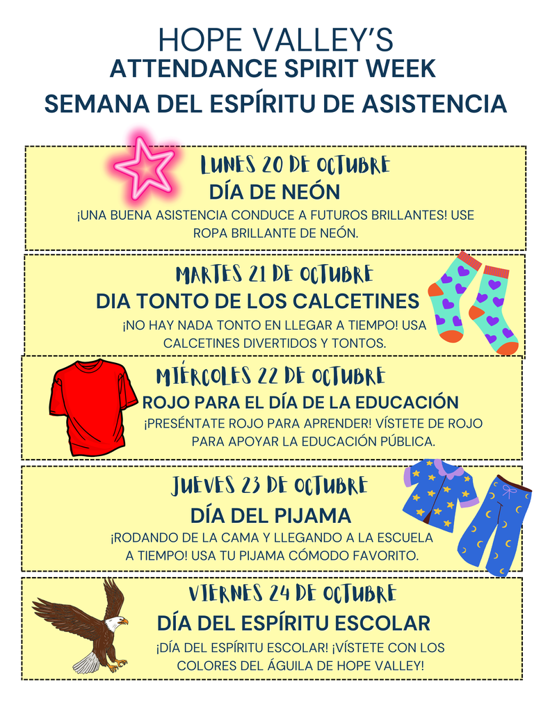 Attendance Spirit Week