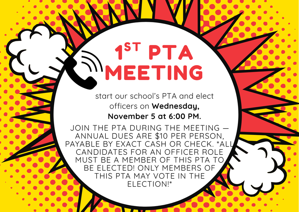 1st PTA Meeting