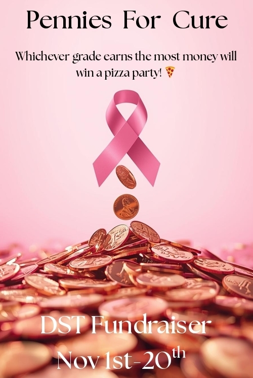 Pennies for a cure 10-27-11/20/25 - a fundraiser to support Breast Cancer Research