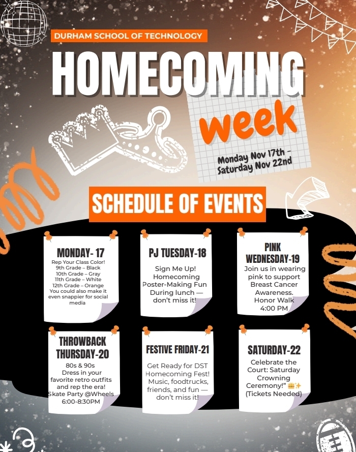DST Homecoming Week 11/17-11/21/25