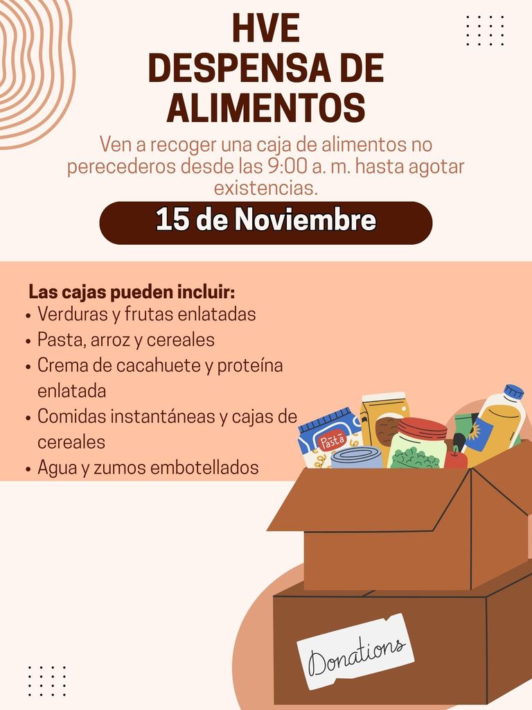 Drive Through Food Pick-Up – November 15