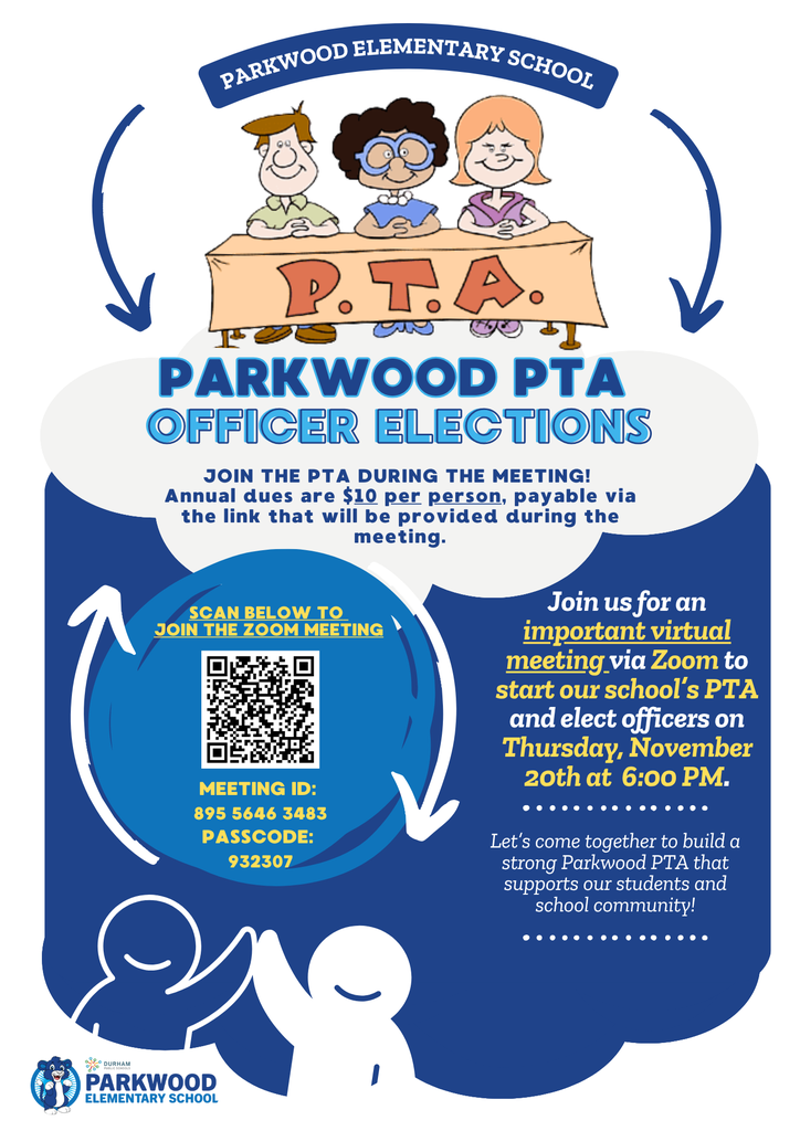 Parkwood PTA Officer Elections 