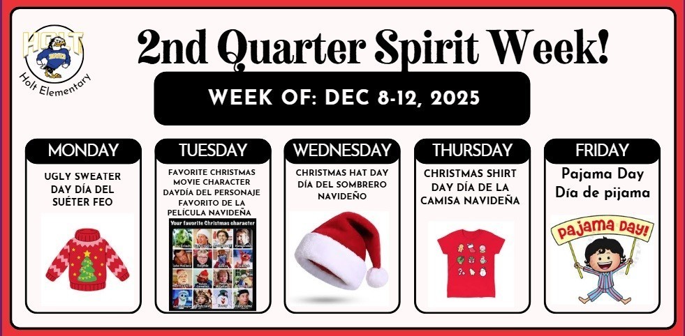 Spirit Week-2nd Quarter