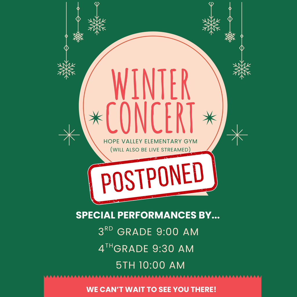Winter Concert-Postponed