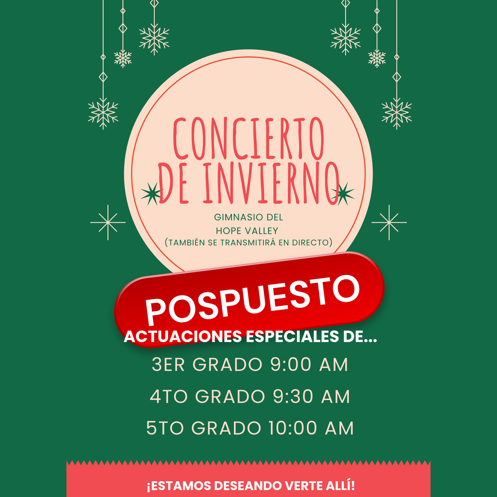 Winter Concert-Postponed