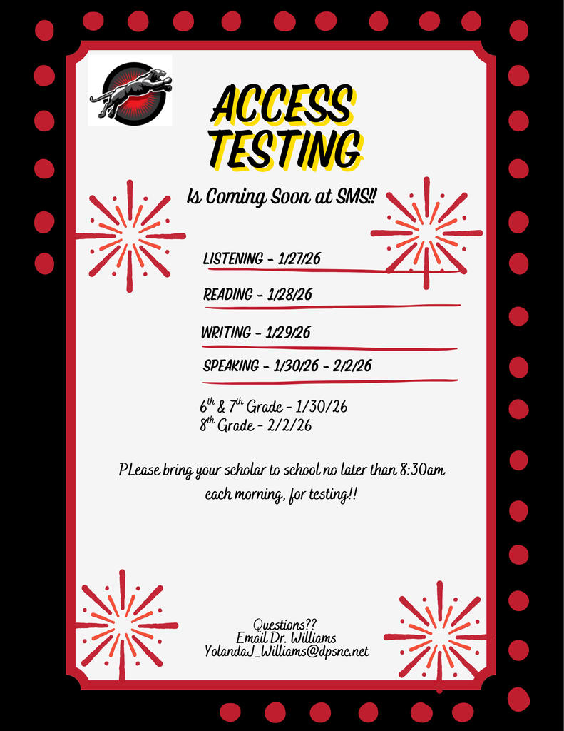 ACCESS Testing Begins on 1/27/2026 / ACCESS-teste beginne op 27-1-2026