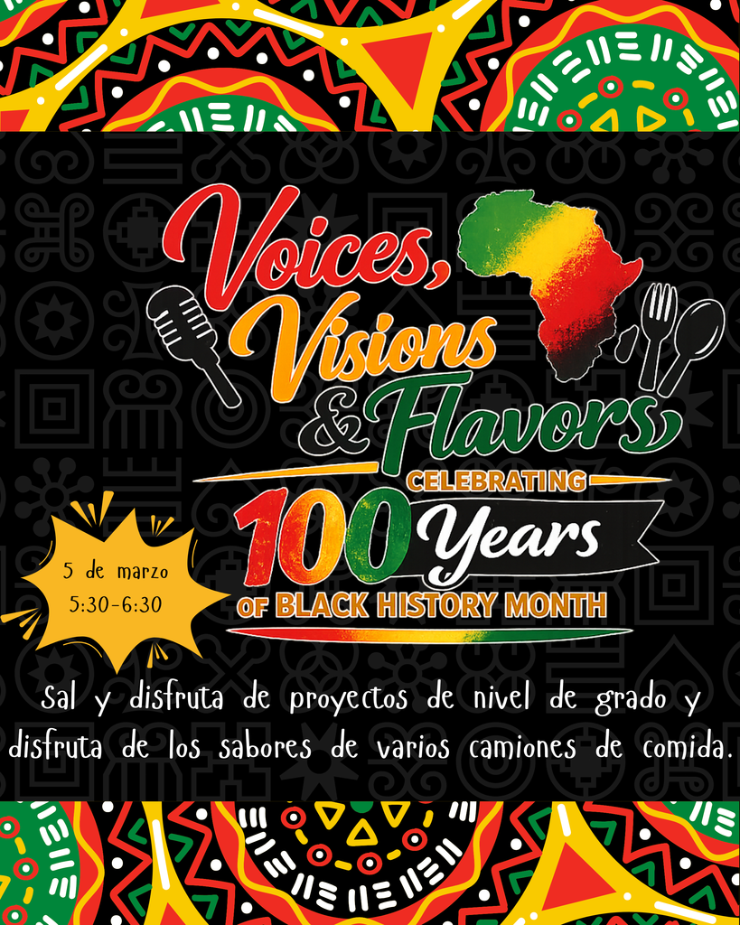 Save the Date: Voices, Visions and Flavors Celebrating 100 Years of Black History (3/5)