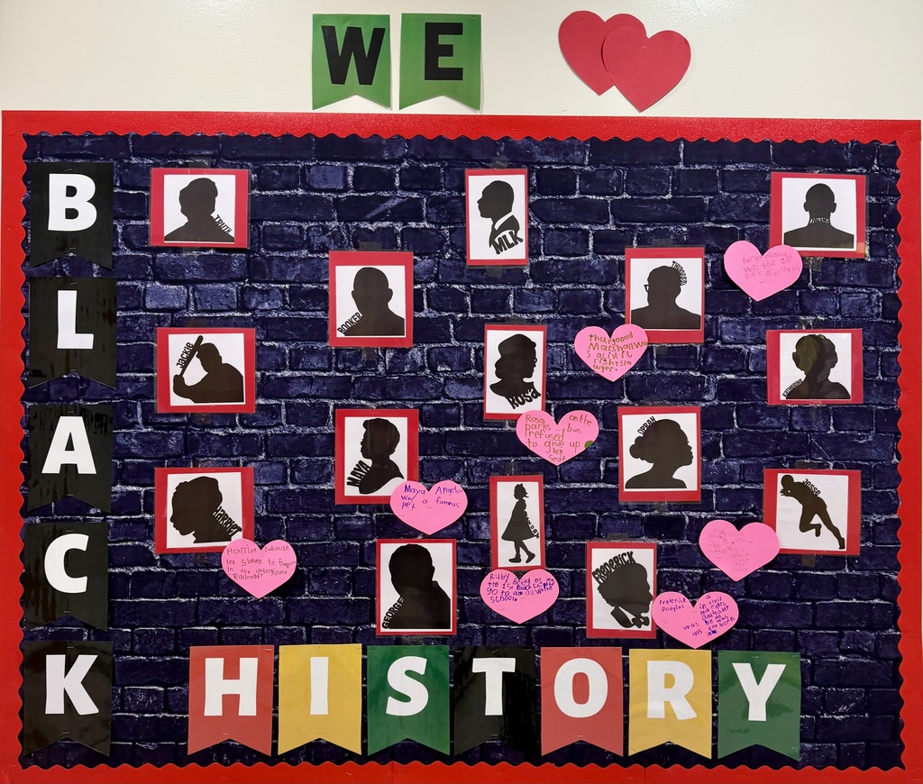 Poster. We love black history