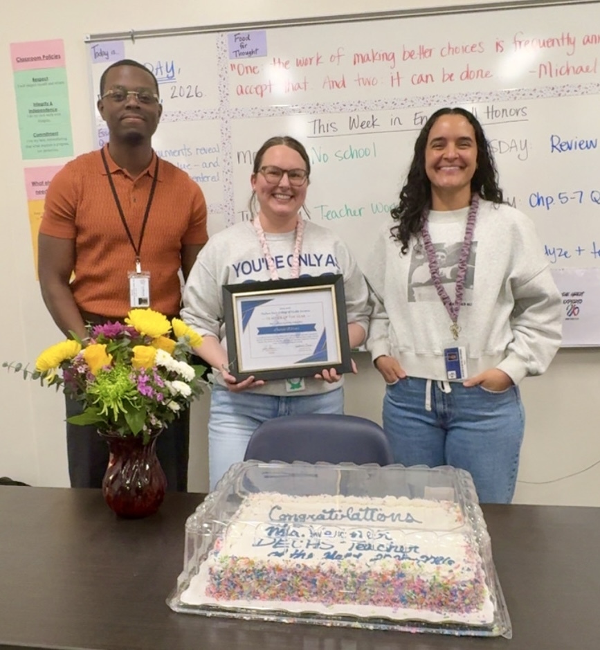 Laurin Werner with Alec Virgil and Natasha Habte