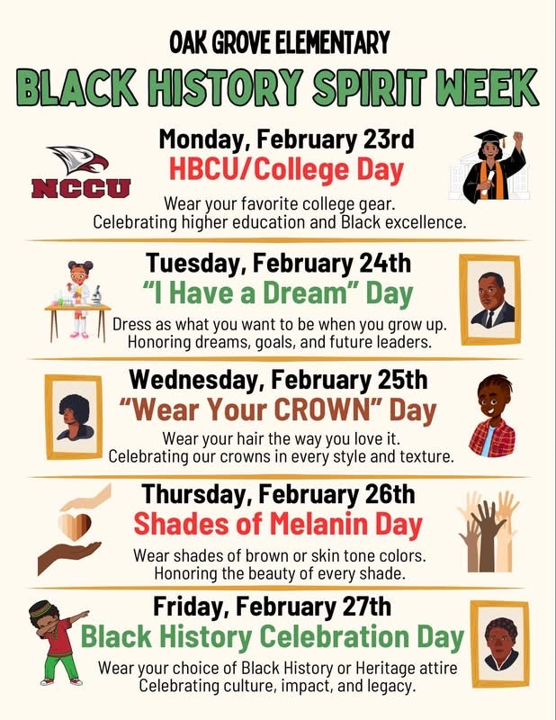 black history spirit week