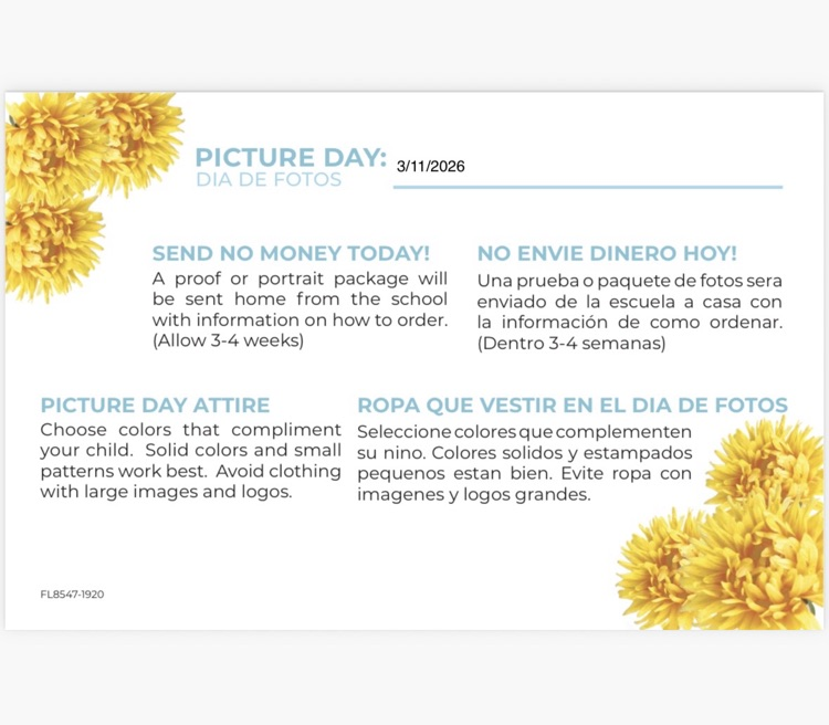 picture day instructions