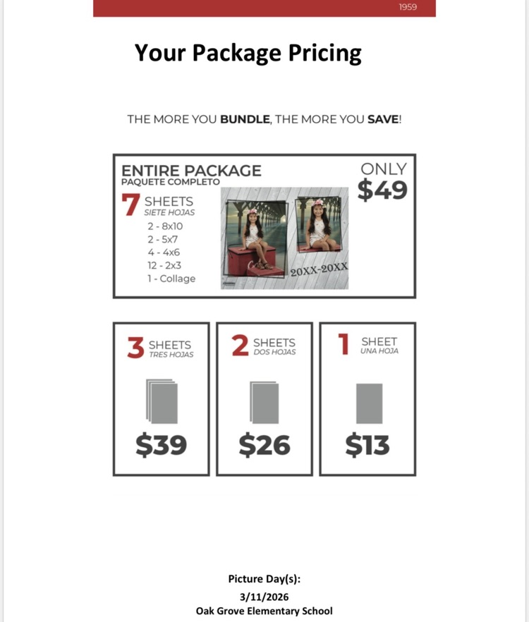 picture day packages