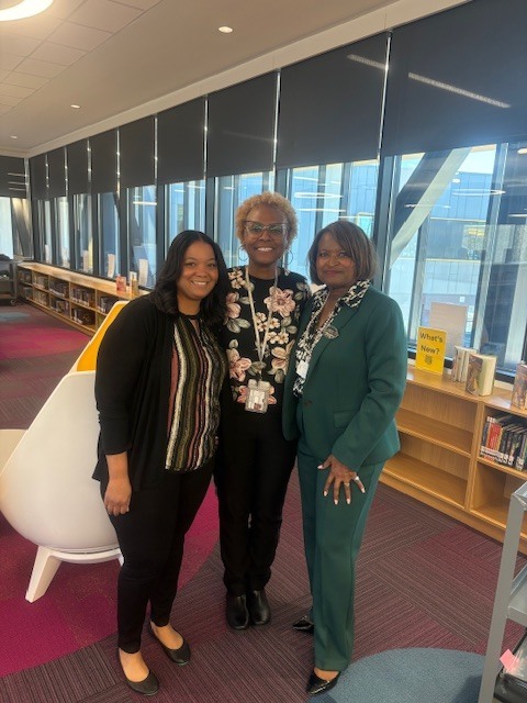 Mrs. Johnson, Mrs. Munn and Dr. Arrington