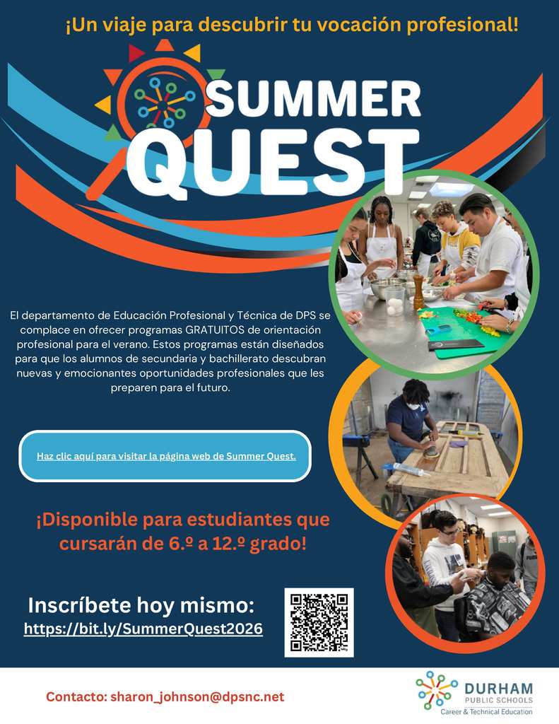 The DPS Career and Technical Education is pleased to offer FREE summer career exploration programs. 