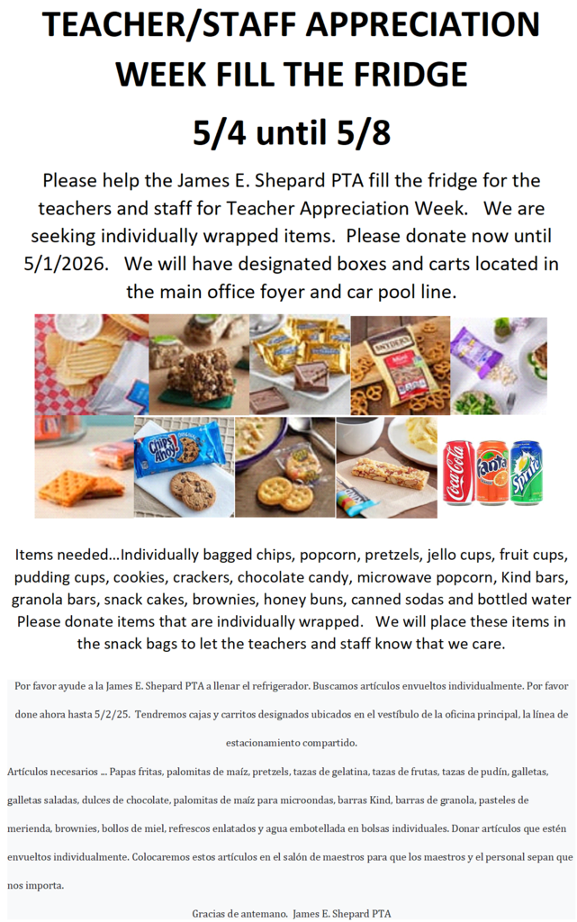 Fill the Fridge/Llena la nevera