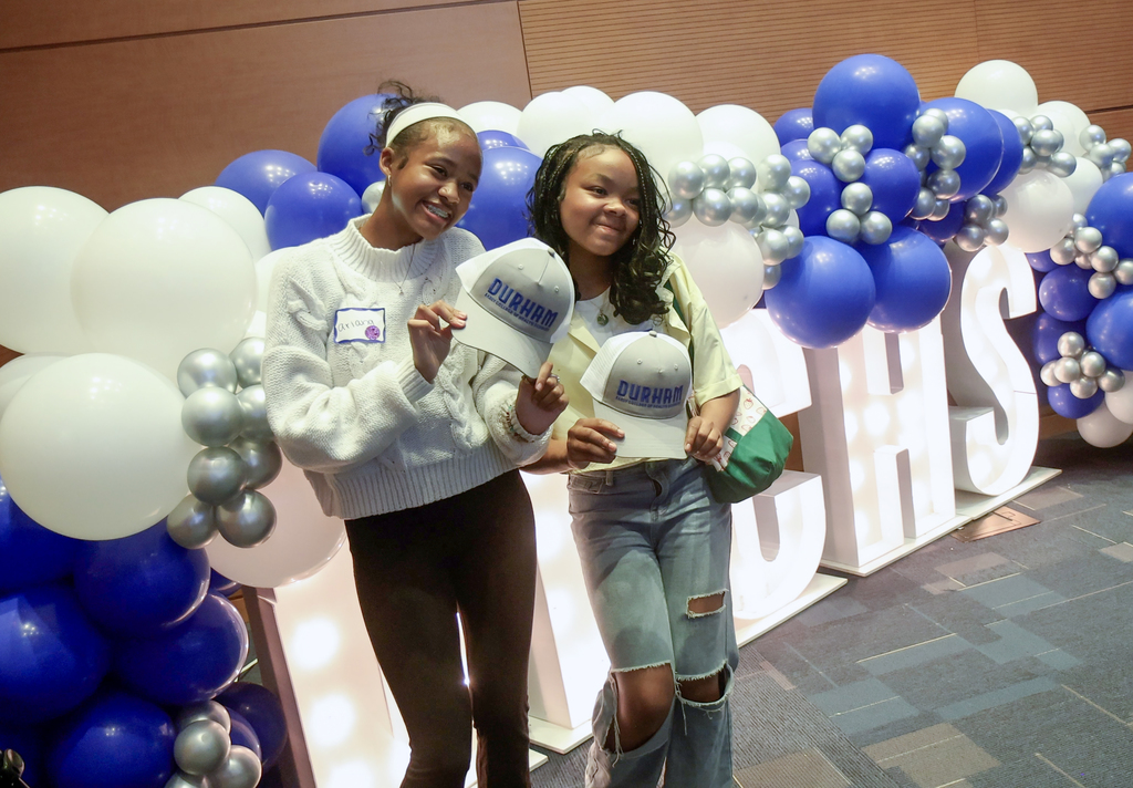 Incoming DECHS students pose for pictures at Signing Day