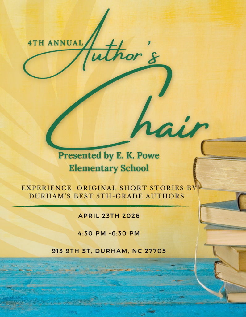 Author's Chair: April 23, 2026 4:30 pm