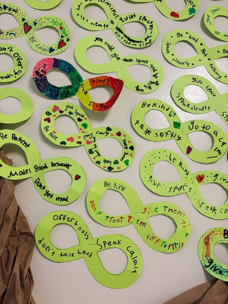 Infinity symbols with messages