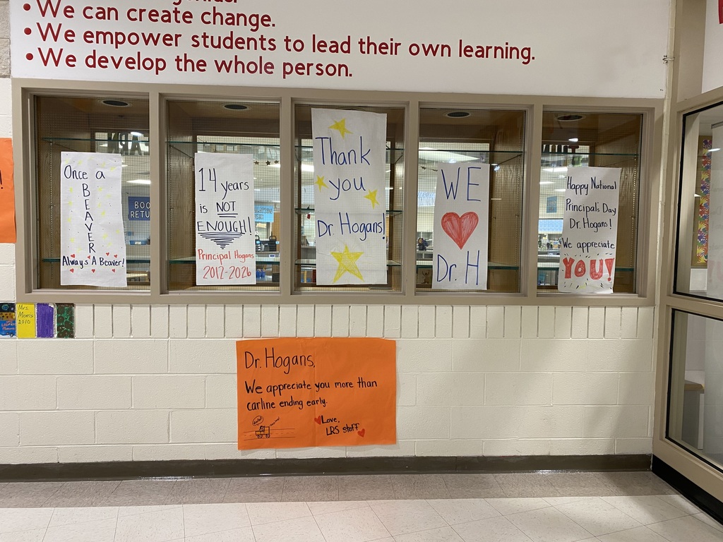 Thank you and Love you signs for Dr. Hogans