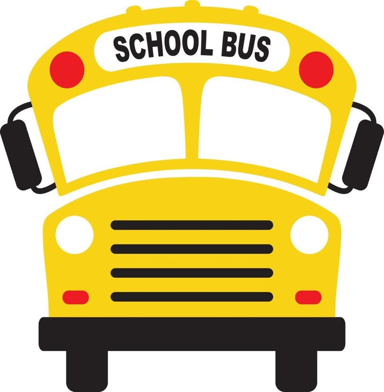 cartoon image of a yellow school bus 
