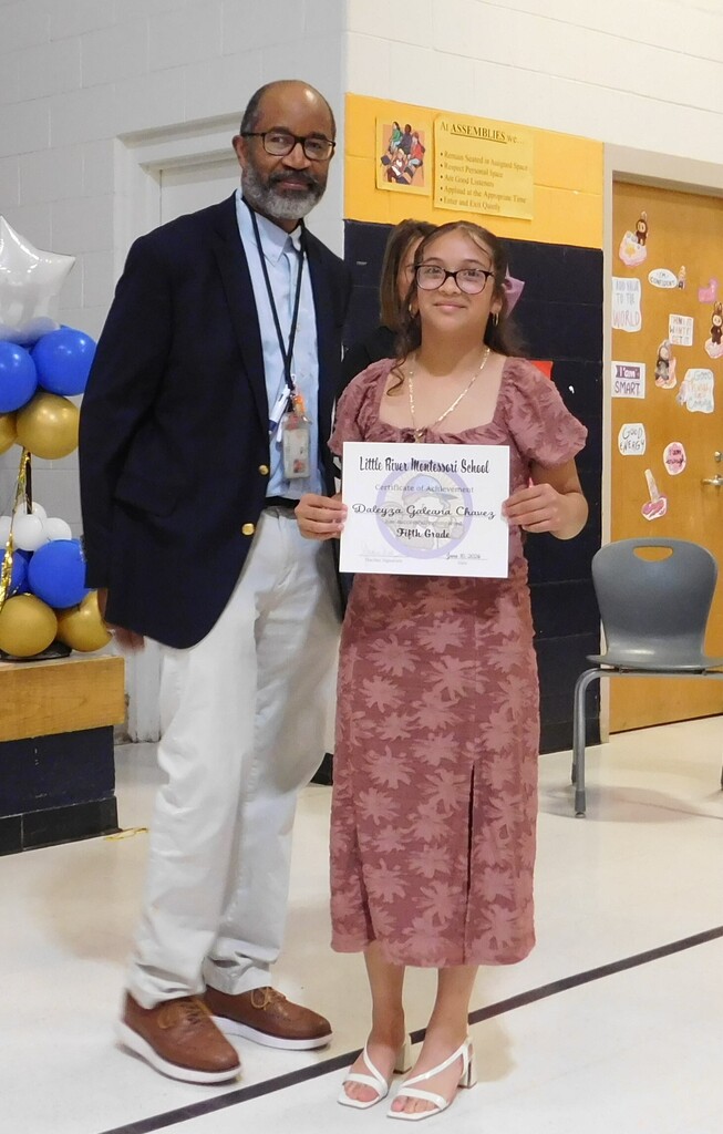 5th grader with Dr Hogans