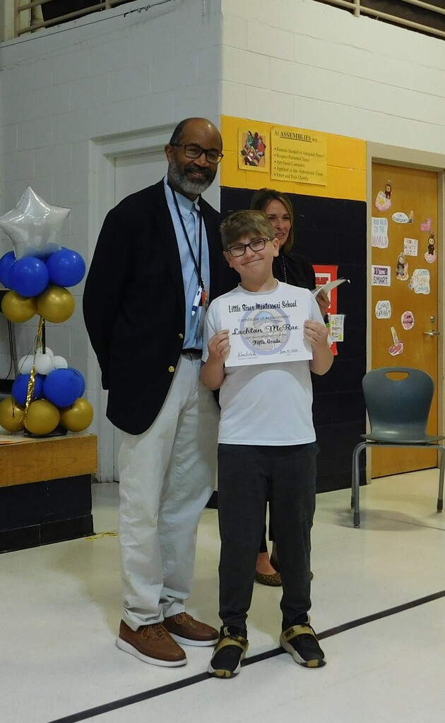 5th grader with Dr Hogans