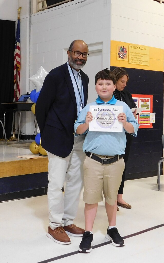 5th grader with Dr Hogans