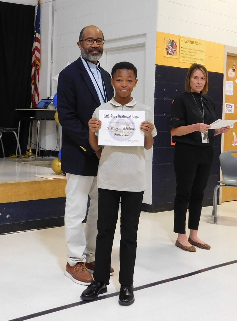 5th grader with Dr Hogans