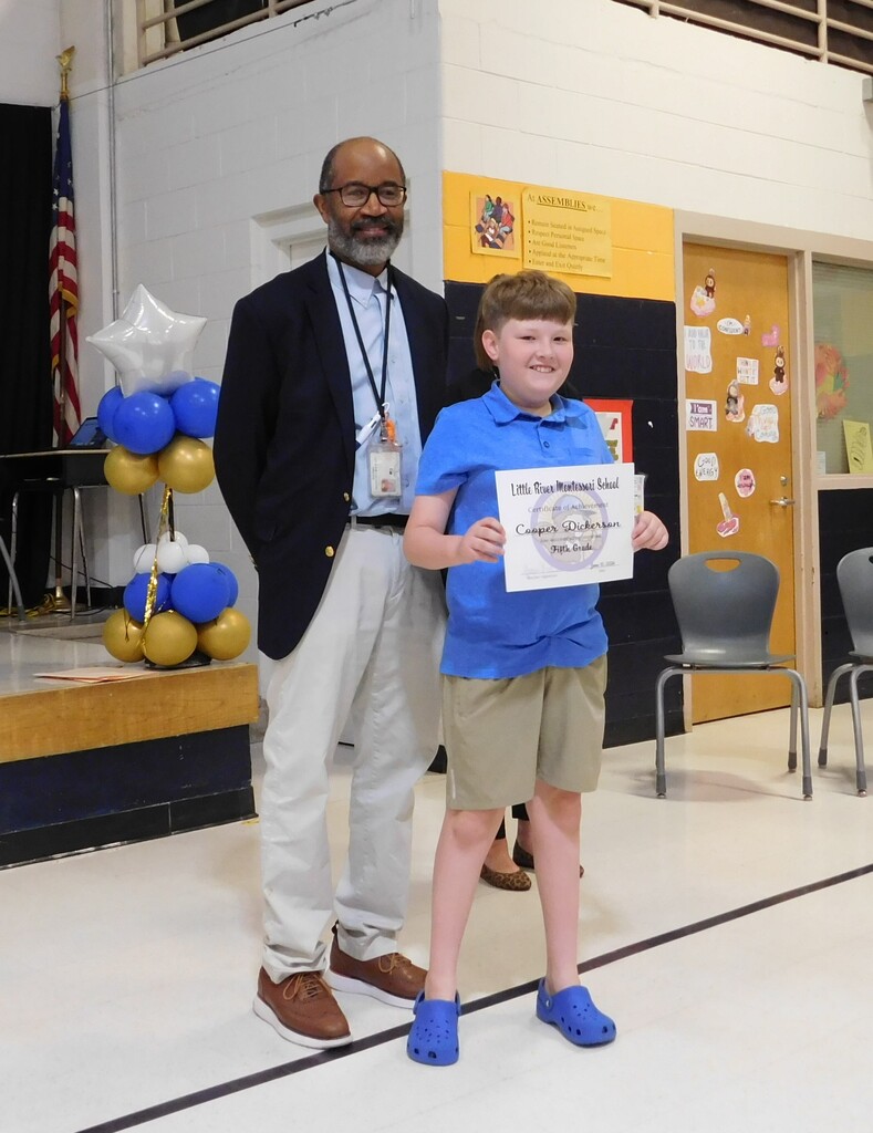 5th grader with Dr Hogans