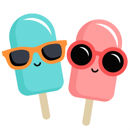 popsicles wearing sunglasses