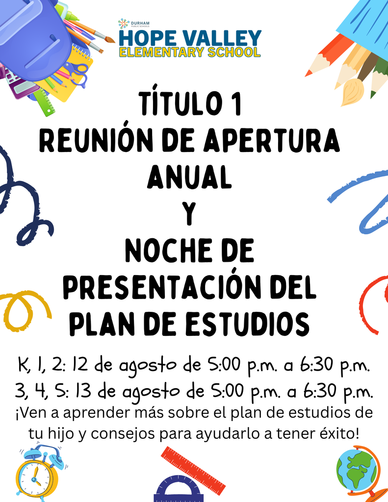 Curriculum Night