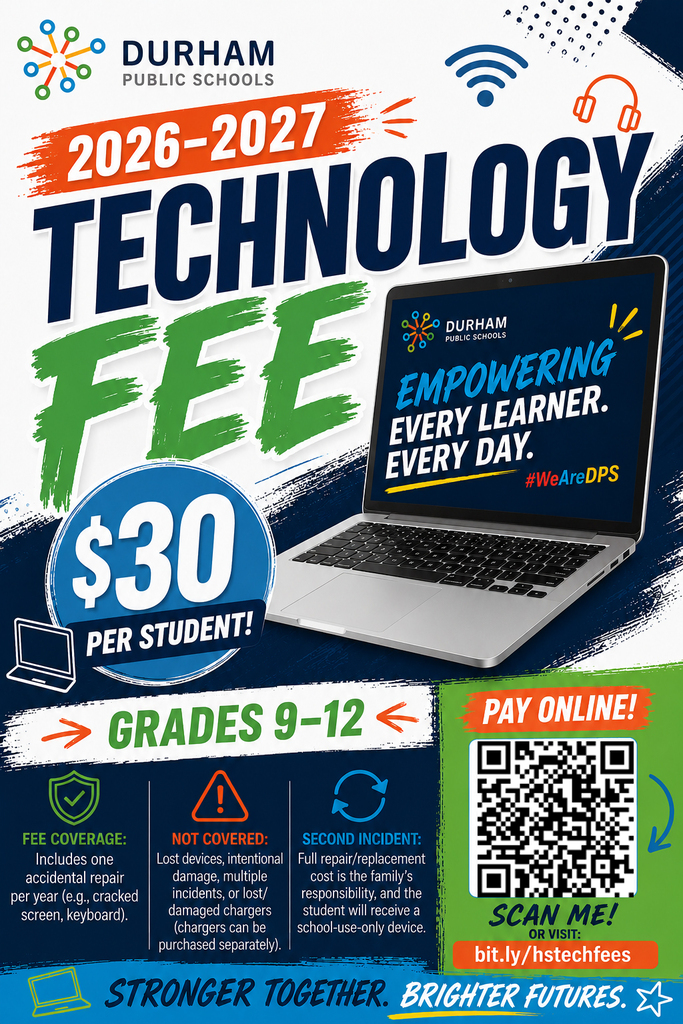 Durham Public Schools (DPS) provides students with access to technological resources to support academic achievement and enhance the educational experience. Students are expected to use these devices responsibly and in alignment with the DPS Technology and Responsible Use Policy