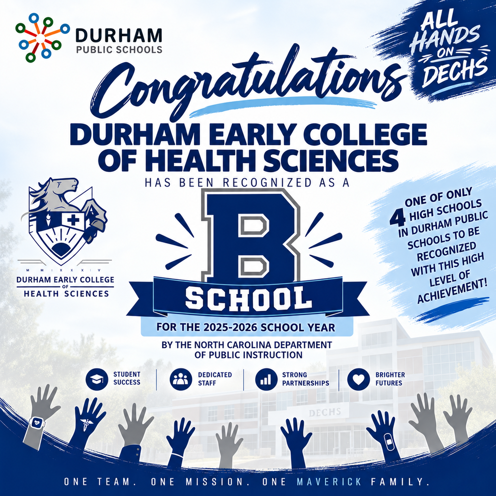 DECHS recognized as a "B" school for the 2025-2026 school year.
