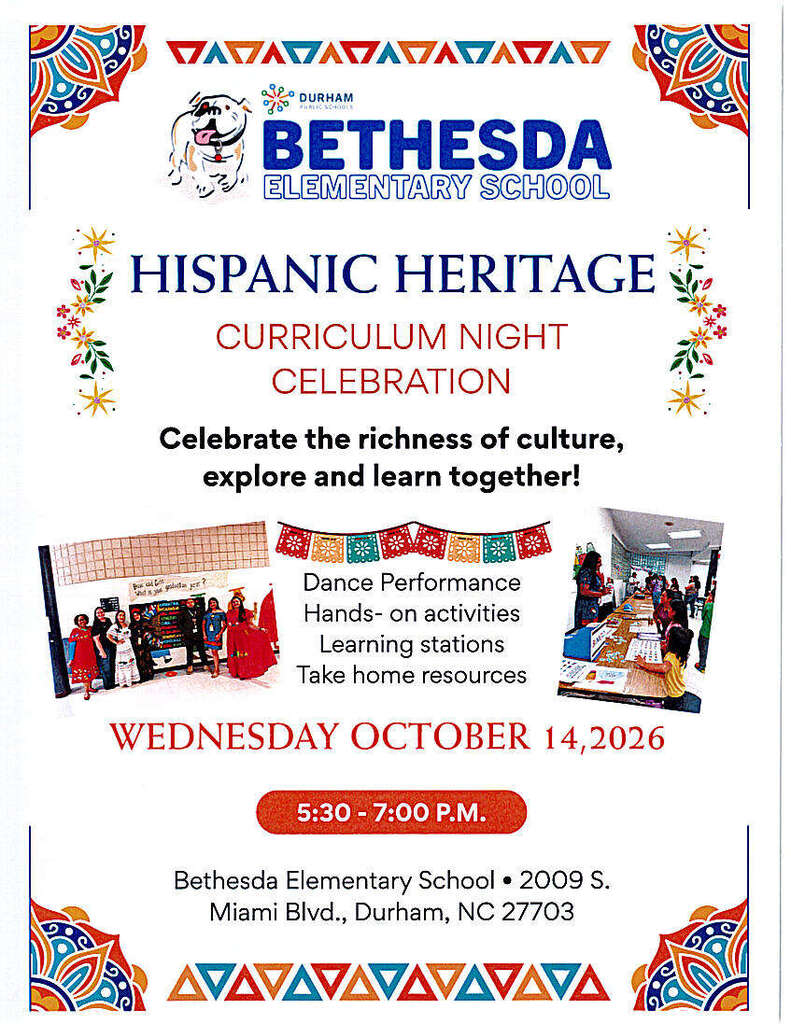 Hispanic Heritage Curriculum Night