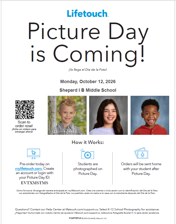 Picture Day is Coming!