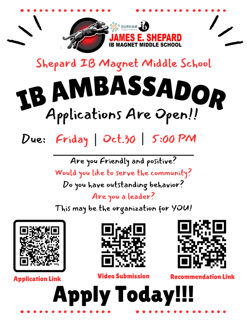 International Baccalaureate Ambassador Applications are open!/¡Ya está abierta la convocatoria para embajadores del Bachillerato Internacional!