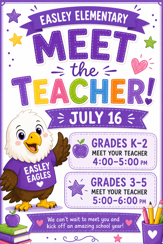 Meet the teacher flyers