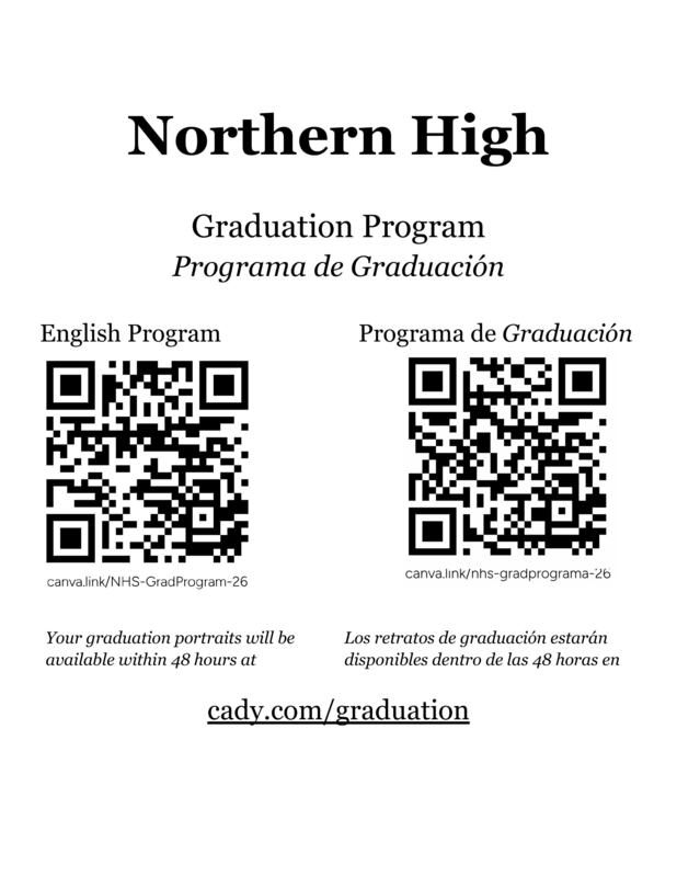 Program for Graduation Qr codes