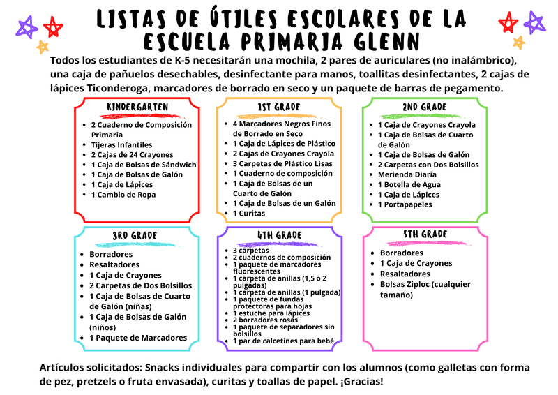 Supply List