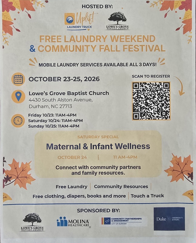 Lowe's Grove Baptist Church Event